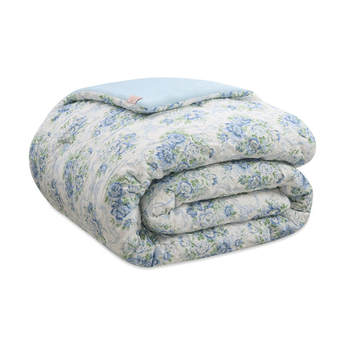 3-Piece Comforter Set Queen Blue