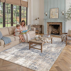 BERTHMEER 5'x7' Modern Abstract Area Rug