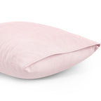 Mainstays Kids 100% Cotton Percale Bed Sheet Set, Full, Light Pink, 4 Pieces