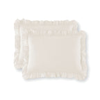 Mainstays All in One Reversible Comforter and Sheet set- 11 Piece, Queen, Cream Ruffle
