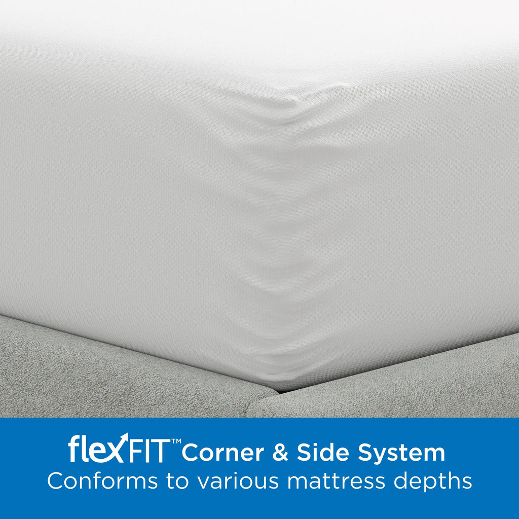 AllerEase Maximum Mattress Cover Protector, Queen - Zippered, Waterproof, Allergen Barrier