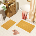 Beautiful Floral Bath Rug Set