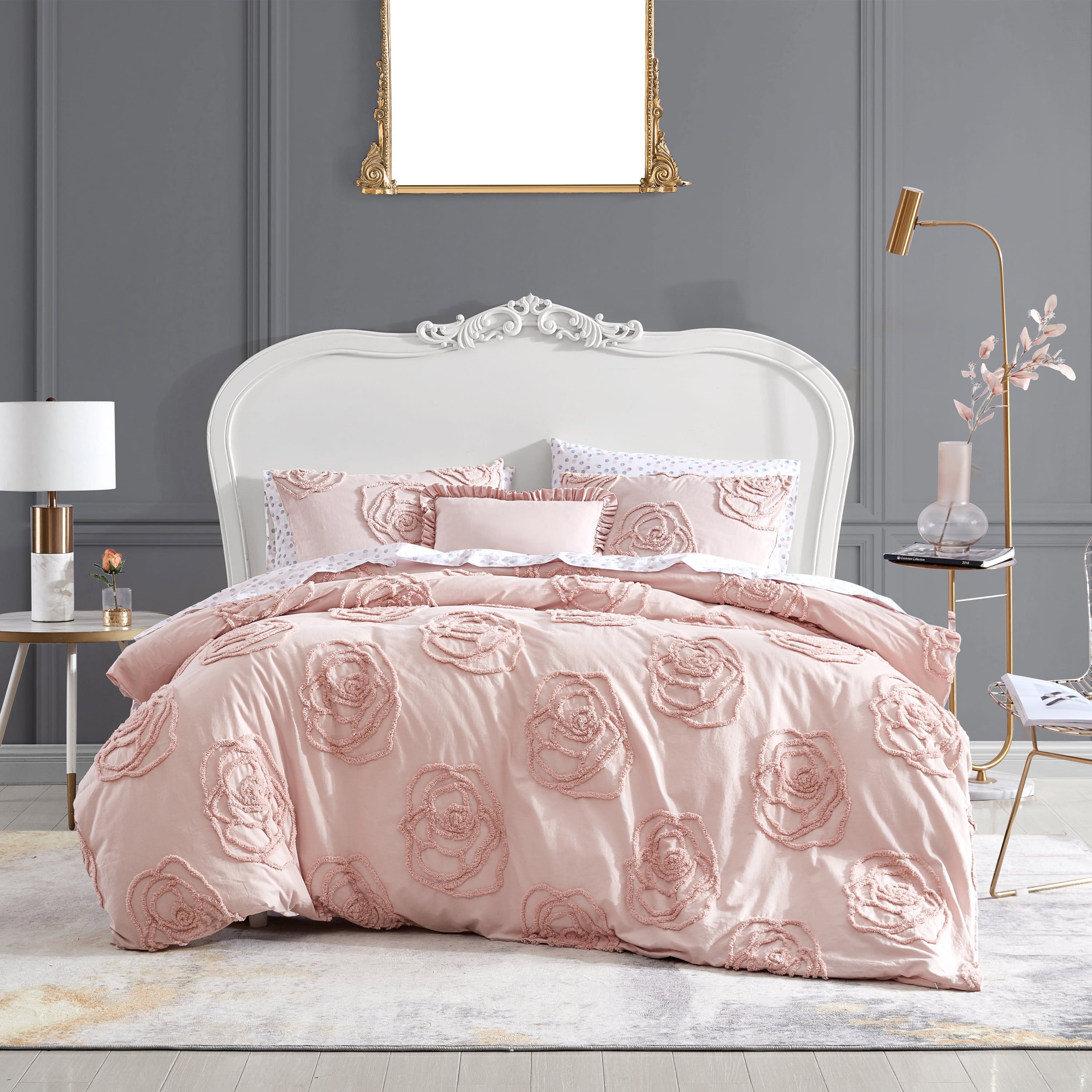Betsey Johnson Duvet Cover Set Twin Pink