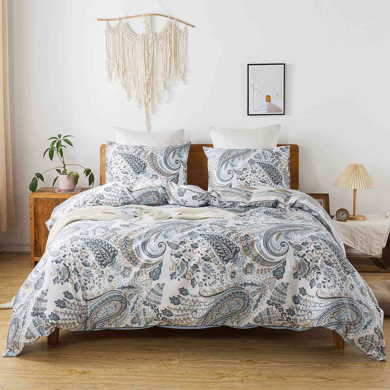 Duvet Cover Set King Green