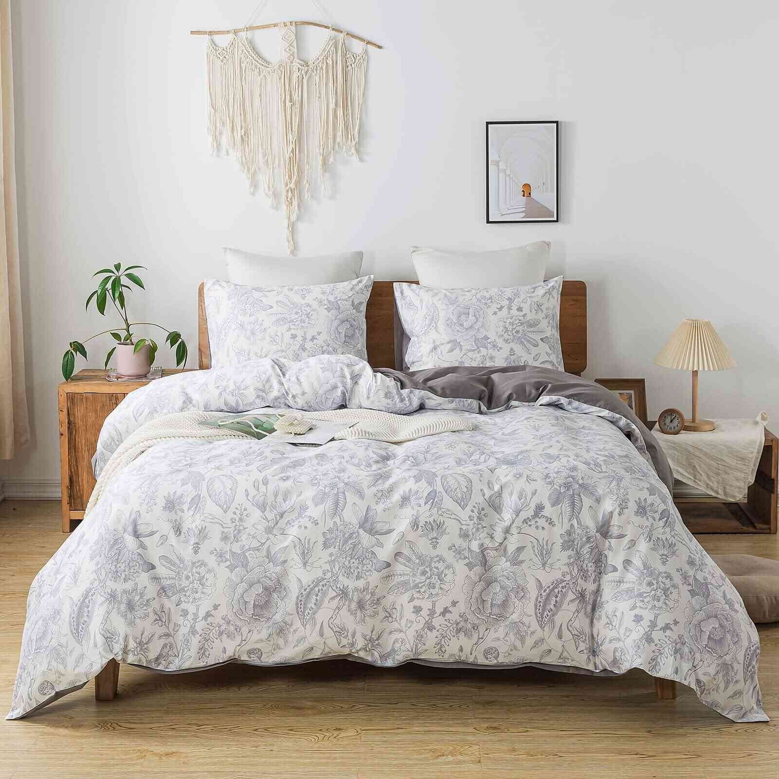 Duvet Cover Set King Green