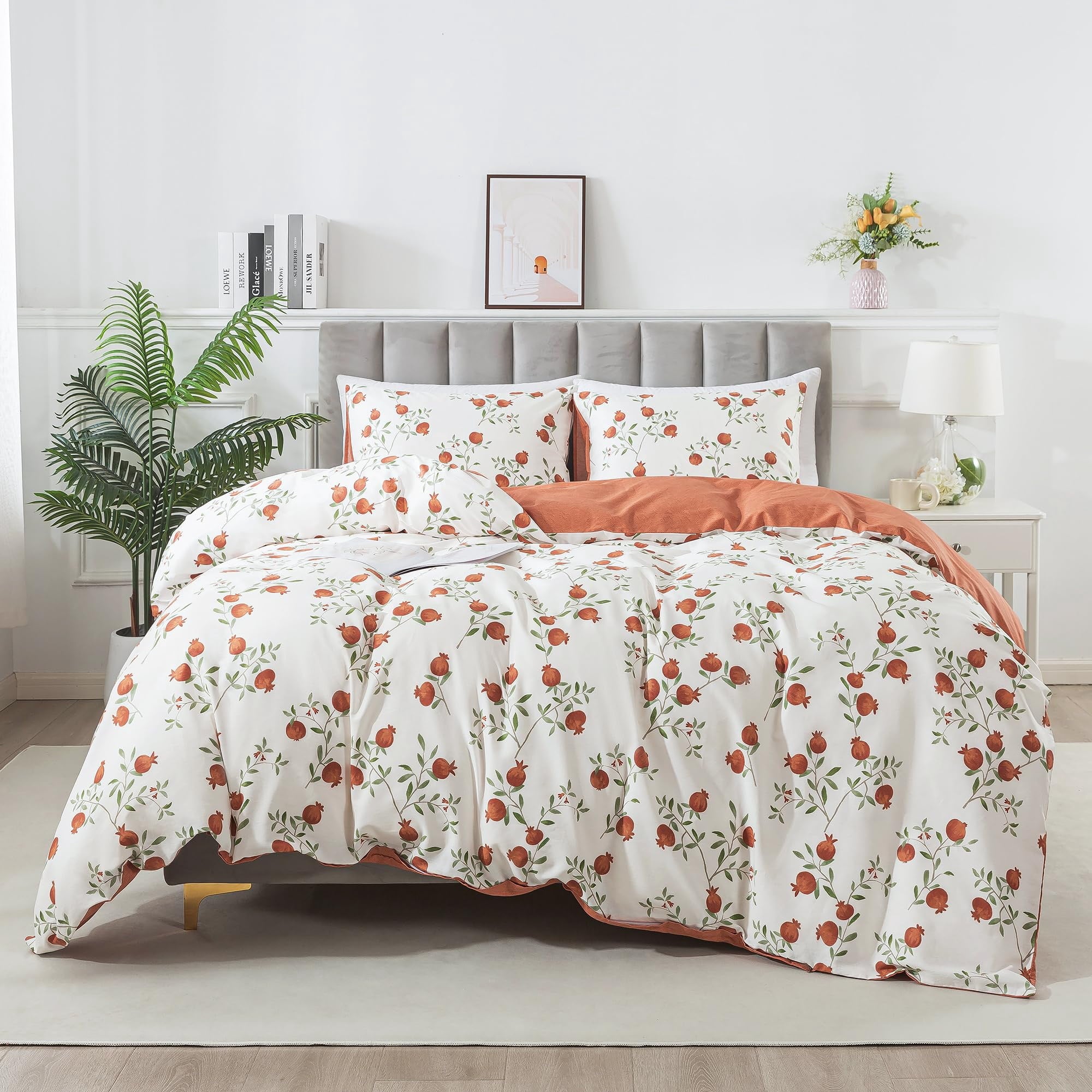 Duvet Cover Set King Green