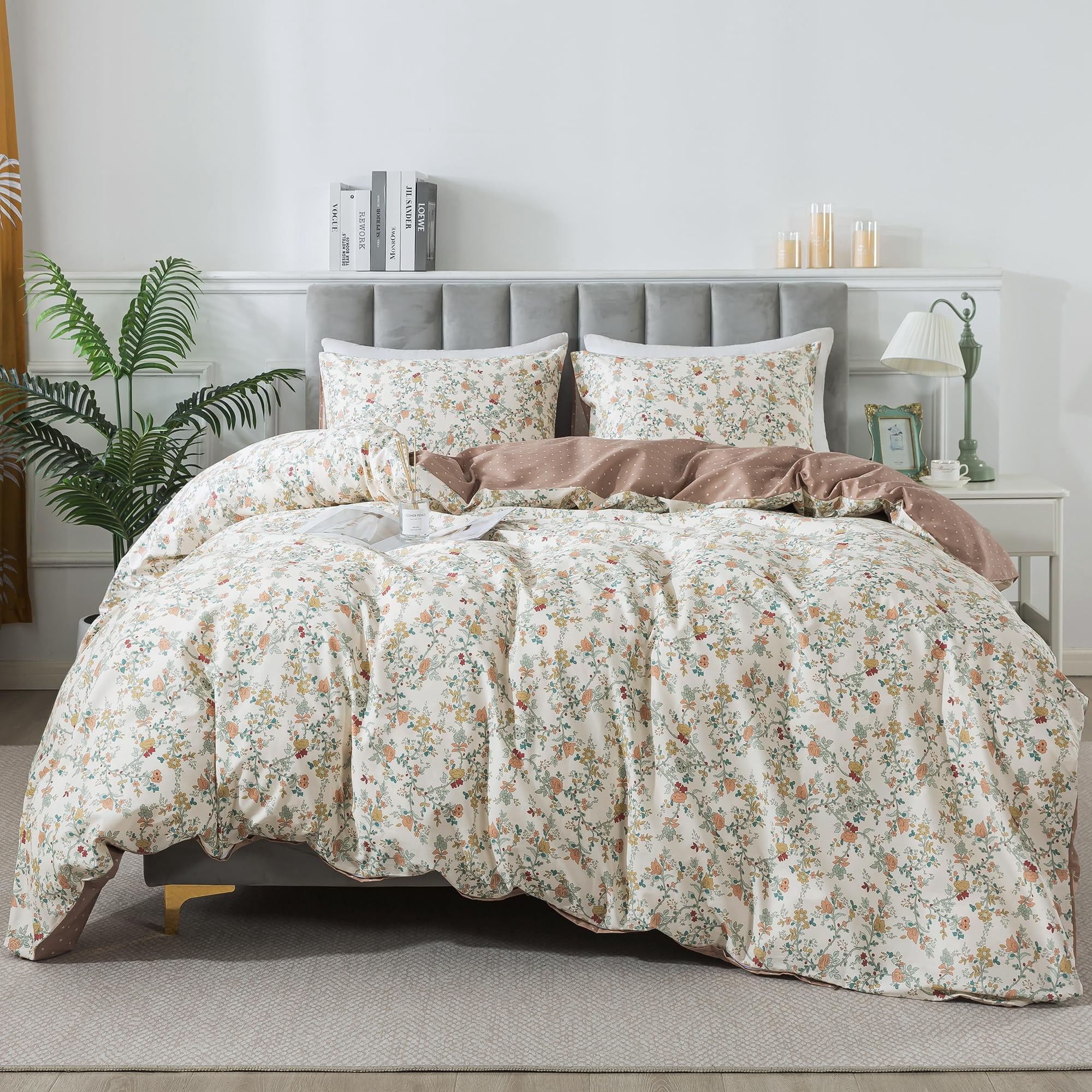 Duvet Cover Set King Green