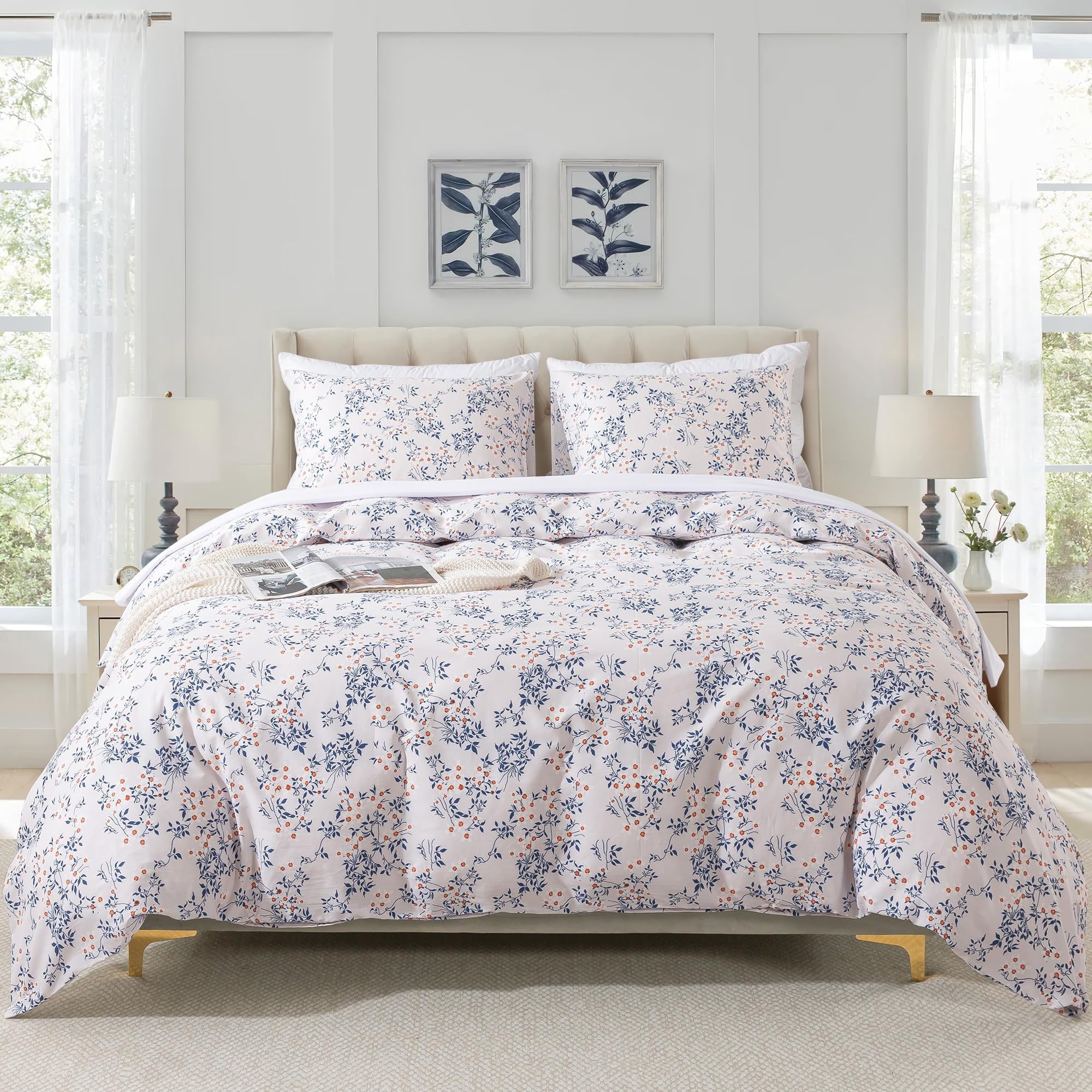 Duvet Cover Set King Green