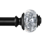 Adjustable Curtain Rod with Ball Finials