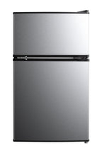 Mainstays 3.2 Cu Ft 2-Door Compact Refrigerator with Freezer