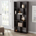 Mainstays Modern 12-Cube Square Shelf Bookcase, White