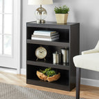 Mainstays Framed 3-Shelf Bookcase with Adjustable Shelves