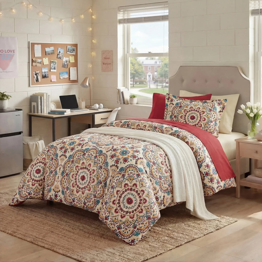 9-Piece Bed in a Bag Queen Navy