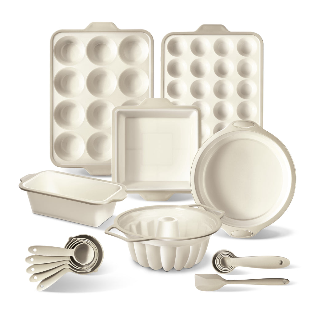 COOK WITH COLOR 17-Pc Silicone Baking Set