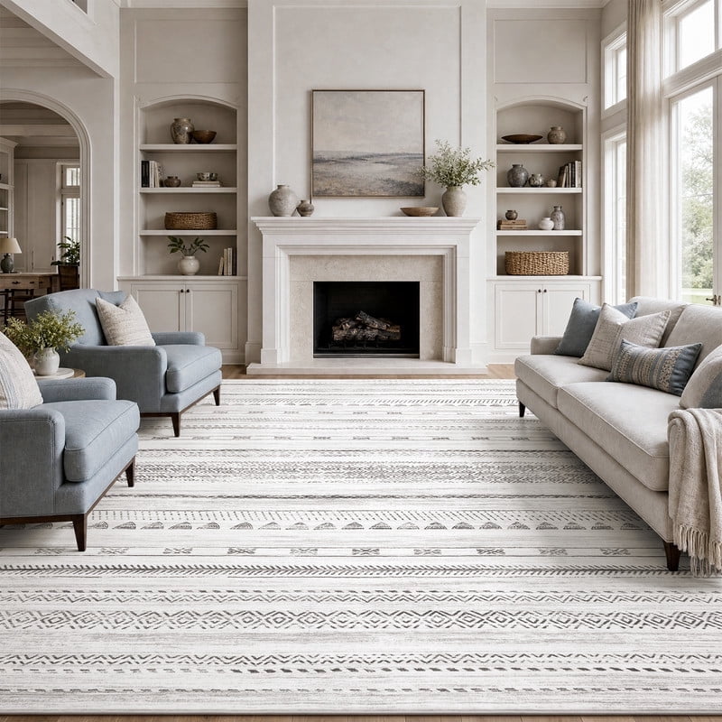 VUNATE 5'x7' Boho Area Rug