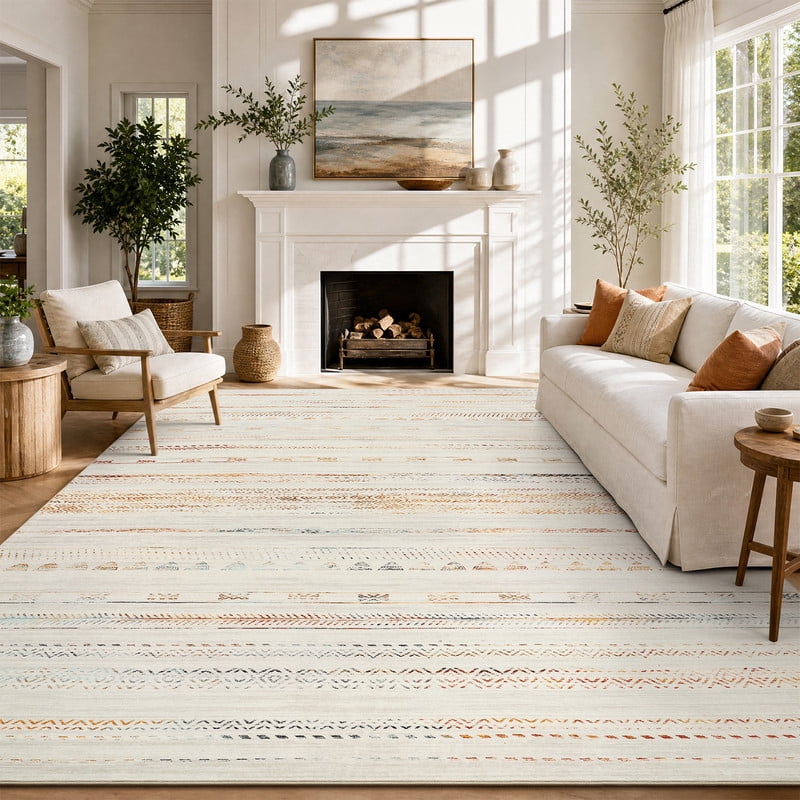 VUNATE 5'x7' Boho Area Rug