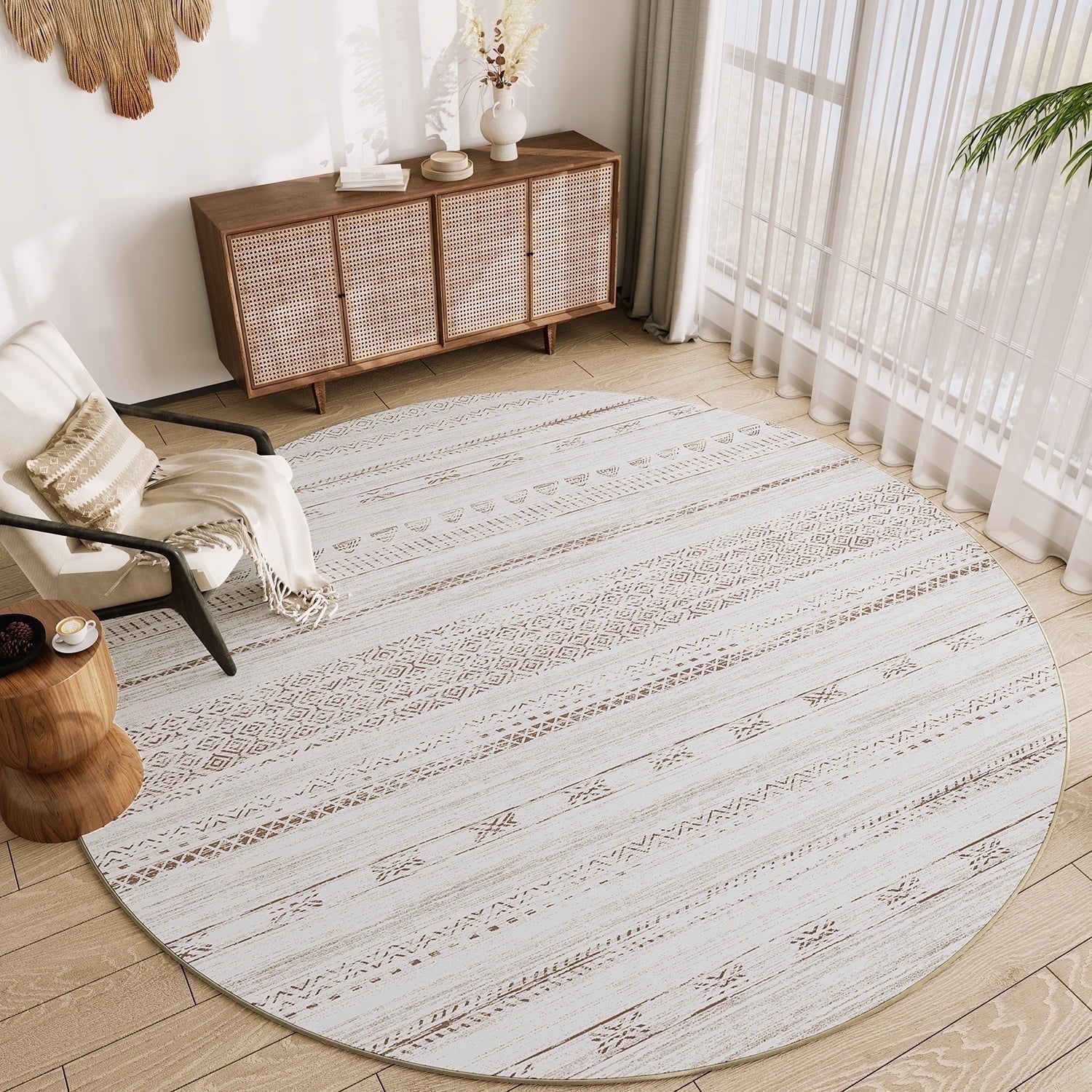 VUNATE 5'x7' Boho Area Rug