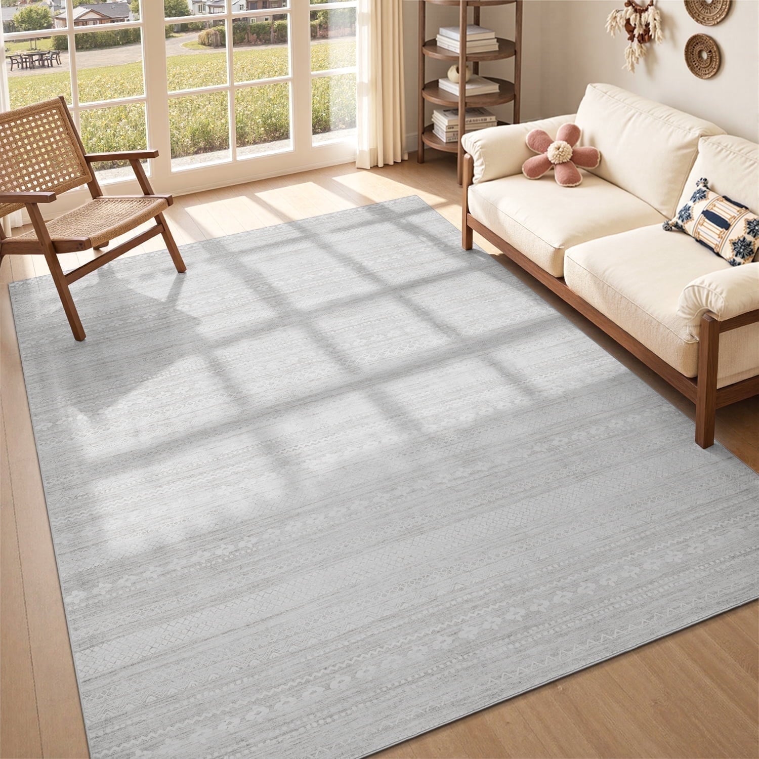 VUNATE 5'x7' Boho Area Rug