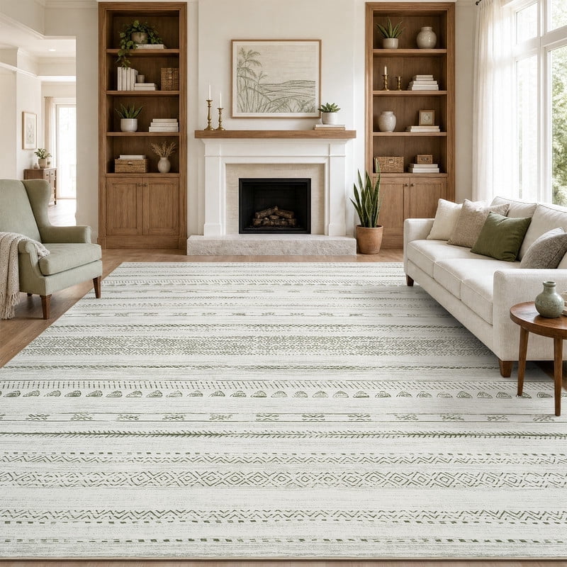 VUNATE 5'x7' Boho Area Rug