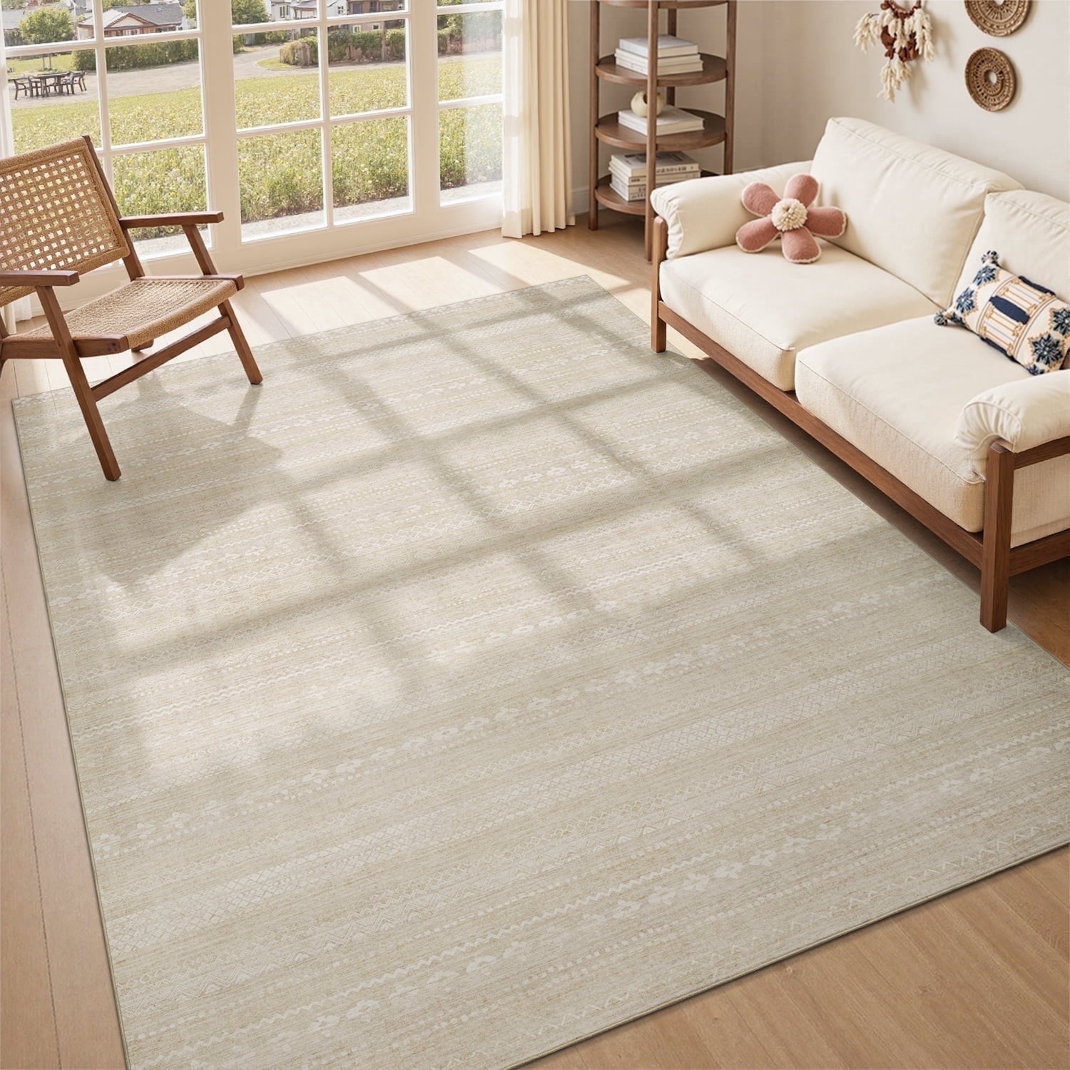 VUNATE 5'x7' Boho Area Rug