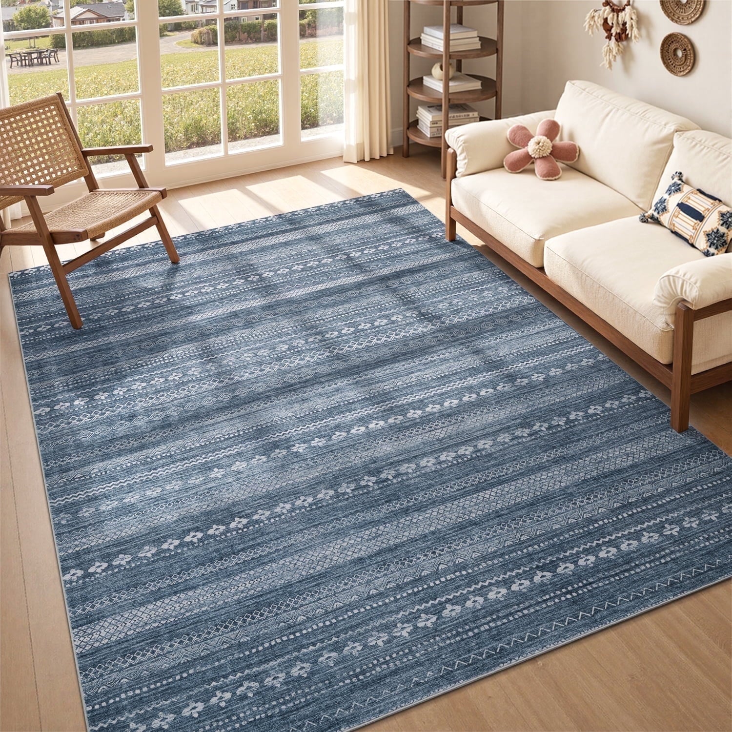 VUNATE 5'x7' Boho Area Rug