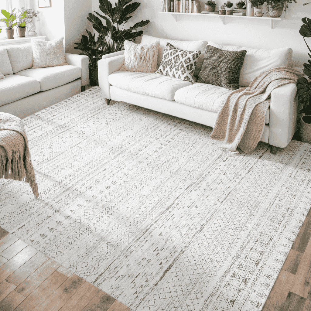 VUNATE 5'x7' Boho Area Rug