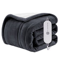 WISHEAD Electric Heated Blanket Throw Soft Flannel