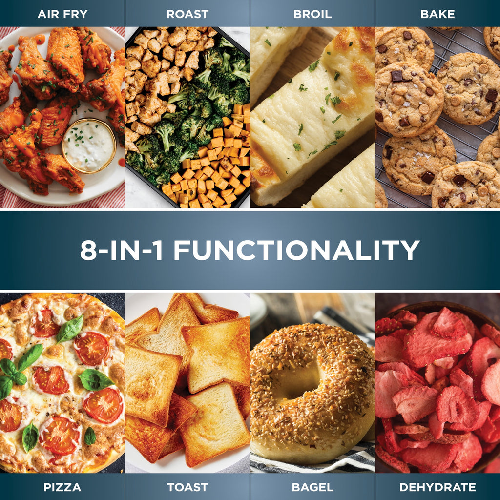 Ninja Flip Toaster Oven & Air Fryer, 8-in-1 Functionality, Storage Space, Air Fry Basket, Sheet Pan, Wire Rack & Removable Crumb Tray, SP151 Stainless
