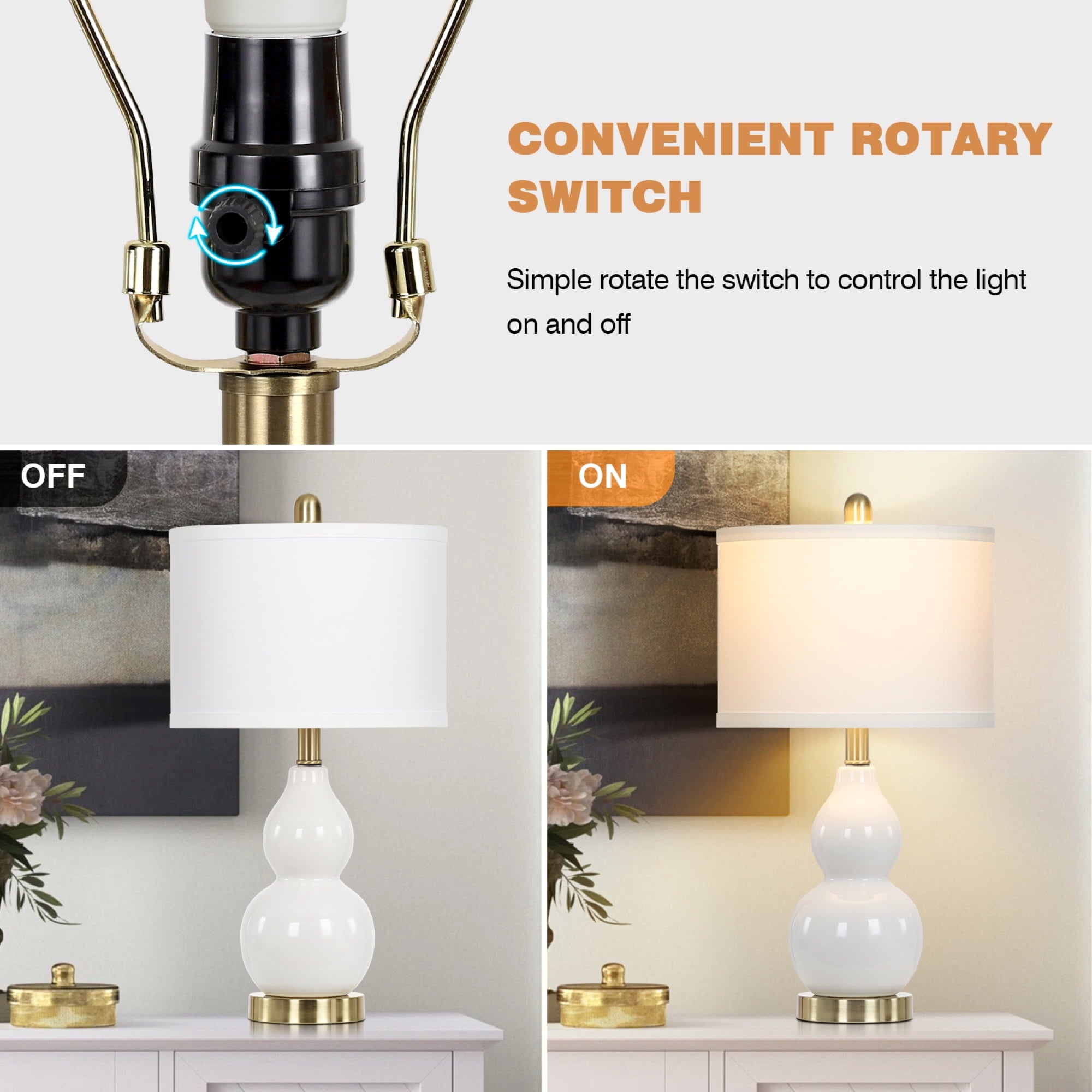 Gold Table Lamp