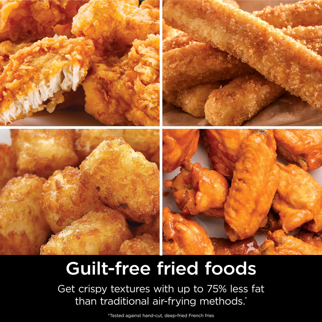 Ninja, Air Fryer, Pro XL 6-in-1 1750 Watts 6.5 Quart Max Crisp Technology Nonstick Basket AF181, Digital Display, Non-Stick, Removable Basket, Automatic Shut-Off, Black