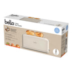 bella 2-Slice Slim Toaster with Extra Long Slot, 6 Setting Shade Control with Reheat & Cancel Buttons, Oatmilk